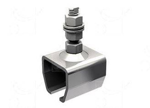 Uchwyt sufitowy zakończony trzpieniem MANTION 9031XA2, stal nierdzewna AISI 304