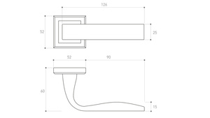 Klamka drzwiowa Metal-Bud EUROPA