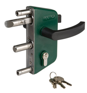 Zamek ogrodowy Locinox LAKZ P1 na profil kwadratowy 40 mm