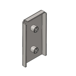 Osłona stalowa na odbojnice rampowe 200x450x100 mm