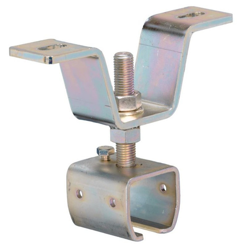 Regulowany uchwyt szyny z wspornikiem NIKO 27.B44, ocynk