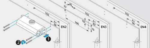 Samozamykacz nawierzchniowy ASSA ABLOY DC110