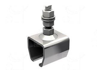 Uchwyt sufitowy zakończony trzpieniem MANTION 9041XA2, stal nierdzewna AISI 304