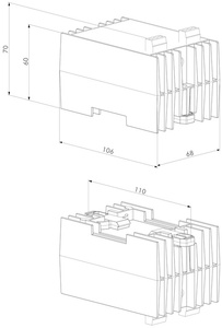Transformator Locinox 12V DC (DC-POWER-12V-20W)