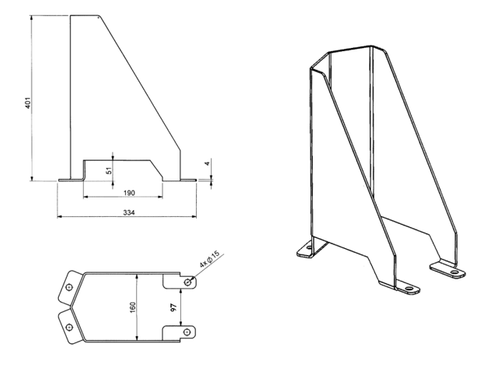 Odbojnica regałowa CM.ORC