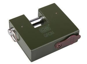 Kłódka zasuwkowa trzpieniowa LOB GROM XT (KT11), atest wojskowy NATO