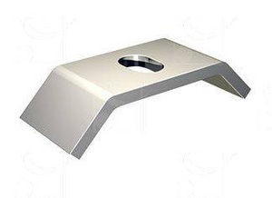 Płytka montażowa do wspawania MANTION 0065, stal czarna