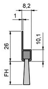 Uszczelka szczotkowa MINK STL2500