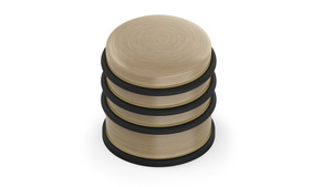 Odbojnik wolnostojący Metal-Bud, wysoki