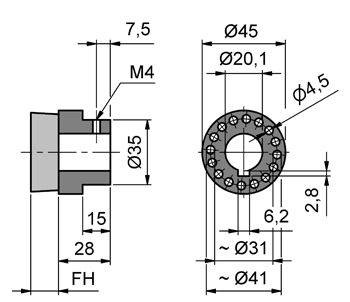 Szczotka talerzowa MINK TBS45