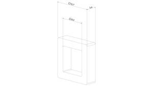 Aluminiowy pierścień do blokowania klamek Locinox 3006BLOK