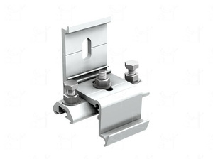 Łącznik szyny MANTION 11113M, aluminium