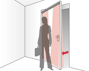 Aktywny czujnik podczerwieni BIRCHER UniScan II, 750 mm - 1100 mm