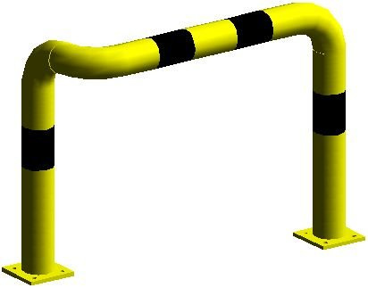 Odbojnica przyziemna skrzynkowa narożna prawa CM.OPSP0606H