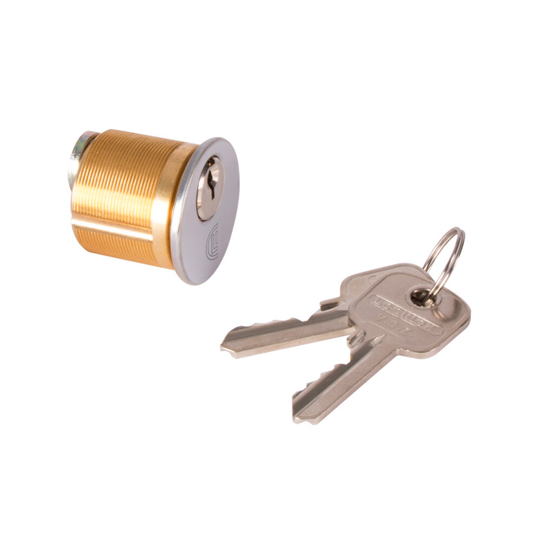 Zestaw wymiennych cylindrów Mortise Locinox MRT-118, satynowy nikiel