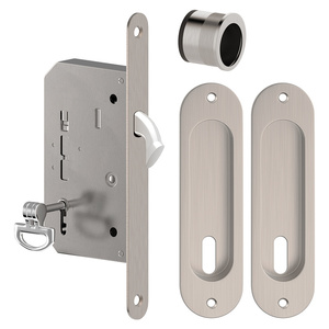 Zamek wpuszczany hakowy Metal-Bud, owalny