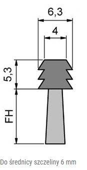 Elastyczna uszczelka szczotkowa MINK FBL0706