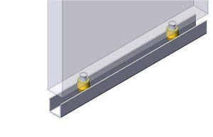 Nylonowa rolka prowadząca  NIKO 34.N48, Ø32 mm