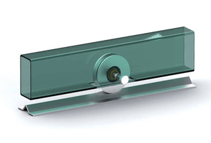 Nylonowe koło jezdne 1-łożyskowe profil U Ø20 mm