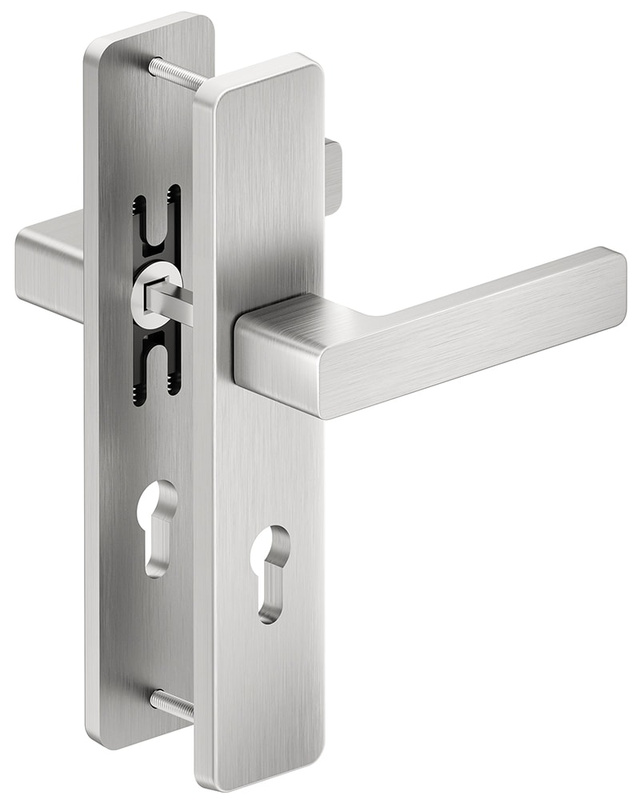 Montaż klamki drzwiowej METAL-BUD ATLAS 72 mm