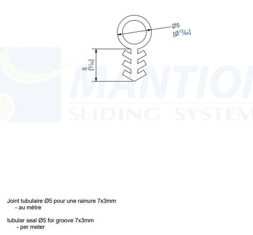 Uszczelka przeciwpyłowa MANTION GHT05, TPE