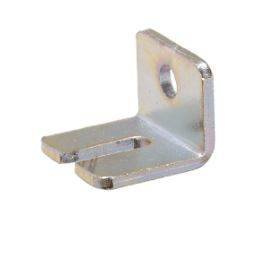 Regulowany uchwyt ścienny do szyny NIKO 71.B05, stal kwasoodporna AISI 316