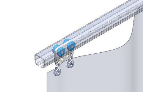 Wózek 4-kołowy NIKO 23.R32, plastik