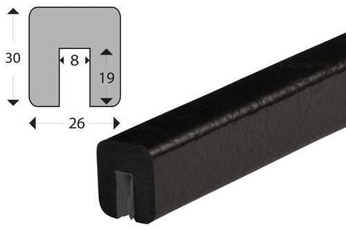 Elastyczny profil ostrzegawczo-ochronny KNUFFI typ G (5000 mm)