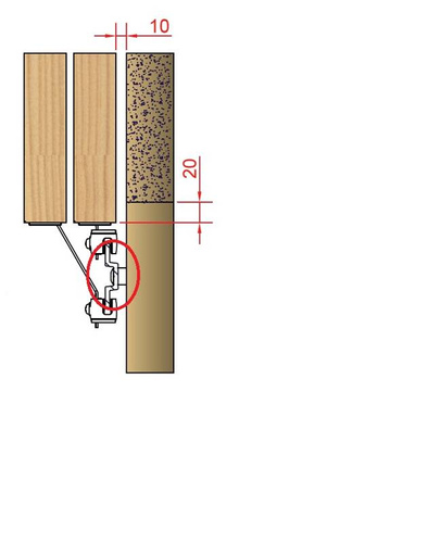 Zestaw podkładek dystansowych MANTION 11123, nylon