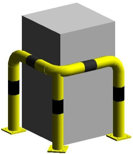 Odbojnica przyziemna "L"  CM.OPL0644H