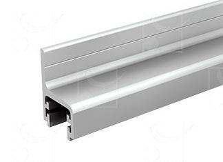 Dolna szyna prowadząca MANTION 11109E, aluminium