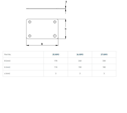 Płyta montażowa NIKO 25.X093