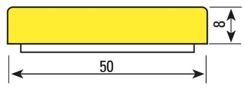 Elastyczny profil do naprowadzania KNUFFI ONEWAY (1000 mm)