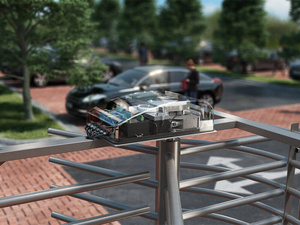 Elektromechaniczny modułowy mechanizm bramy obrotowej Locinox TURNITEC