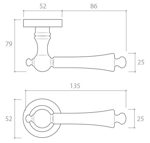 Klamka drzwiowa CORONA CENTURY
