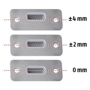 Zestaw dolnych, wąskich gniazd do zasuwy drzwiowej PLANET BM 5x13 mm (900345)
