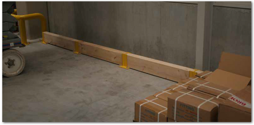 Odbojnica drewniana CM.ODB.C 200x100x2000 mm