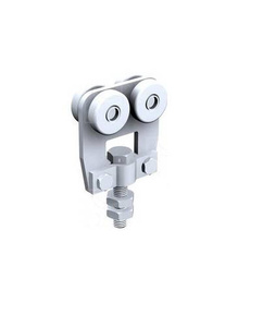 Wózek 4-kołowy z obrotową śrubą MANTION 9653, ocynk