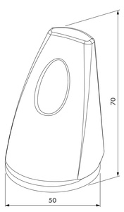 Zabezpieczenie zapobiegające wspinaniu się po zawiasie SERVAL, Locinox NOSTEP