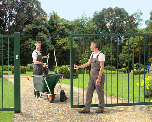 Zamek do bram przesuwnych Locinox LSKZ U2 na profil kwadratowy 120 mm