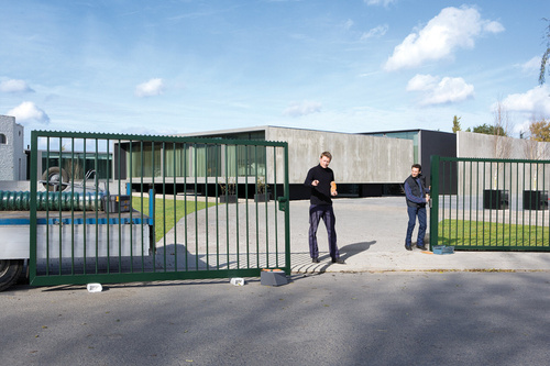 Zamek z kodem mechanicznym do bram przesuwnych Locinox LEONARDO LLKZ na profil kwadratowy 80 mm