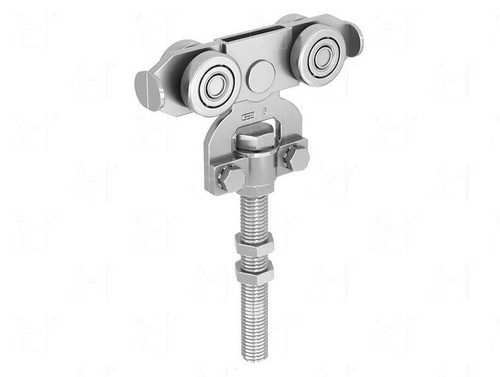 Wózek 4-kołowy z przedłużonym trzpieniem MANTION 9245L, ocynk