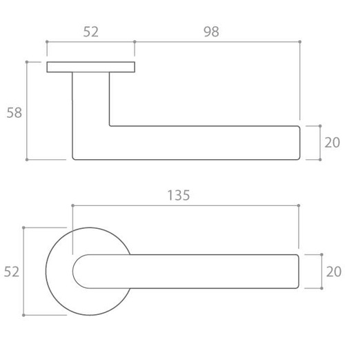 Klamka drzwiowa CORONA ELLE