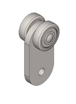 Wózek 2-kołowy NIKO 54.T11, stal nierdzewna AISI 304