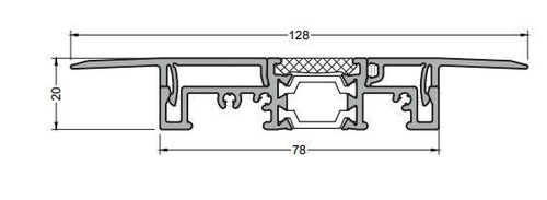 Płaski próg GUTMANN WESER ZERO 78 mm (250119)