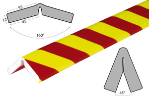 Elastyczny profil ostrzegawczo-ochronny KNUFFI typ H+ FLEX (1000 mm)