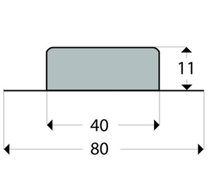 Zestaw do ochrony ścian KNUFFI typ F (1000 mm)