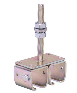 Regulowany podwójny sufitowy uchwyt szyny NIKO 21.B84, ocynk