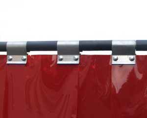 Parawan spawalniczy 2000x2000 mm RK ZW1 - jednościenny z kurtyną paskową (pasy 2x300 mm)