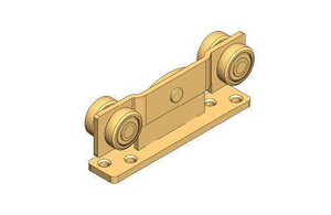 Wózek 4-kołowy NIKO 24.R59, ocynk